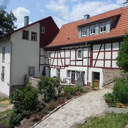Ferienwohnung Tiererlebnishof Obermuehle Biebergemund Exterior foto